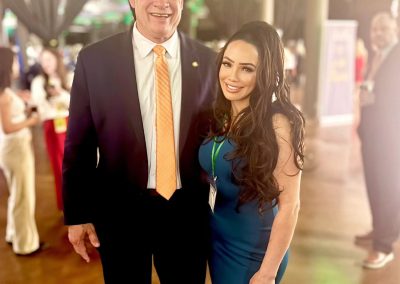 Eva with the mayor of Knox county Glenn Jacobs.